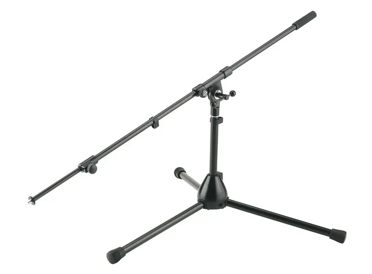 K&M 25500 Mikrofon gulvstativ med lang galge. 870/1550mm. 